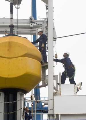 Buoy Stowage - Image by courtesy of Tyco Telecommunications