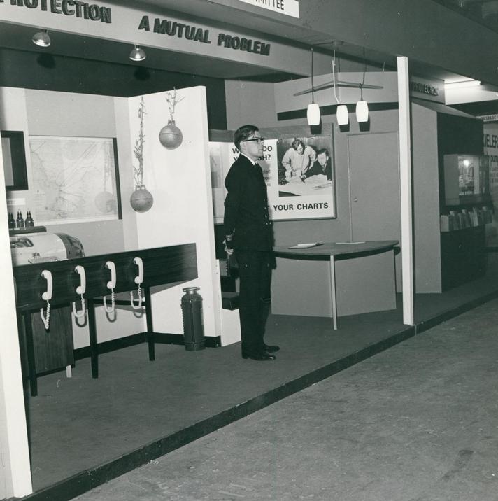 1969  - Cable Damage Committee Exhibition Stand at Oceanolgy Conference 1969 (Image 3) - 