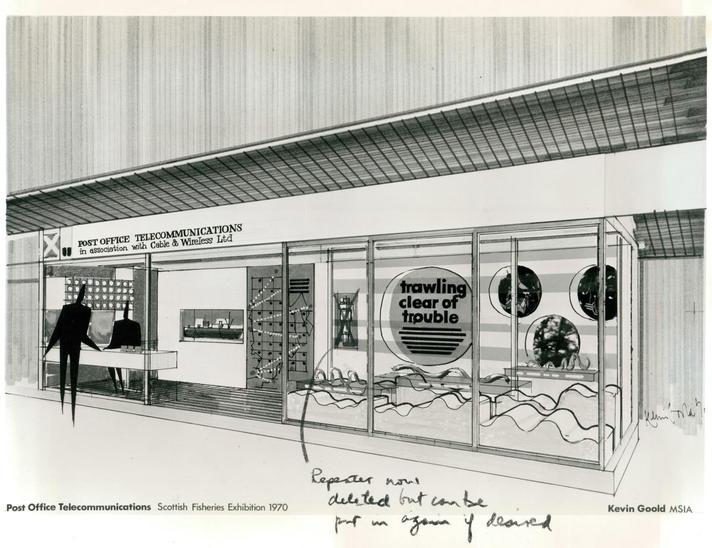 1970 - British Post Office and Cable and Wireless Cable Protection Exhibit at 'Scottish Fisheries 1970'